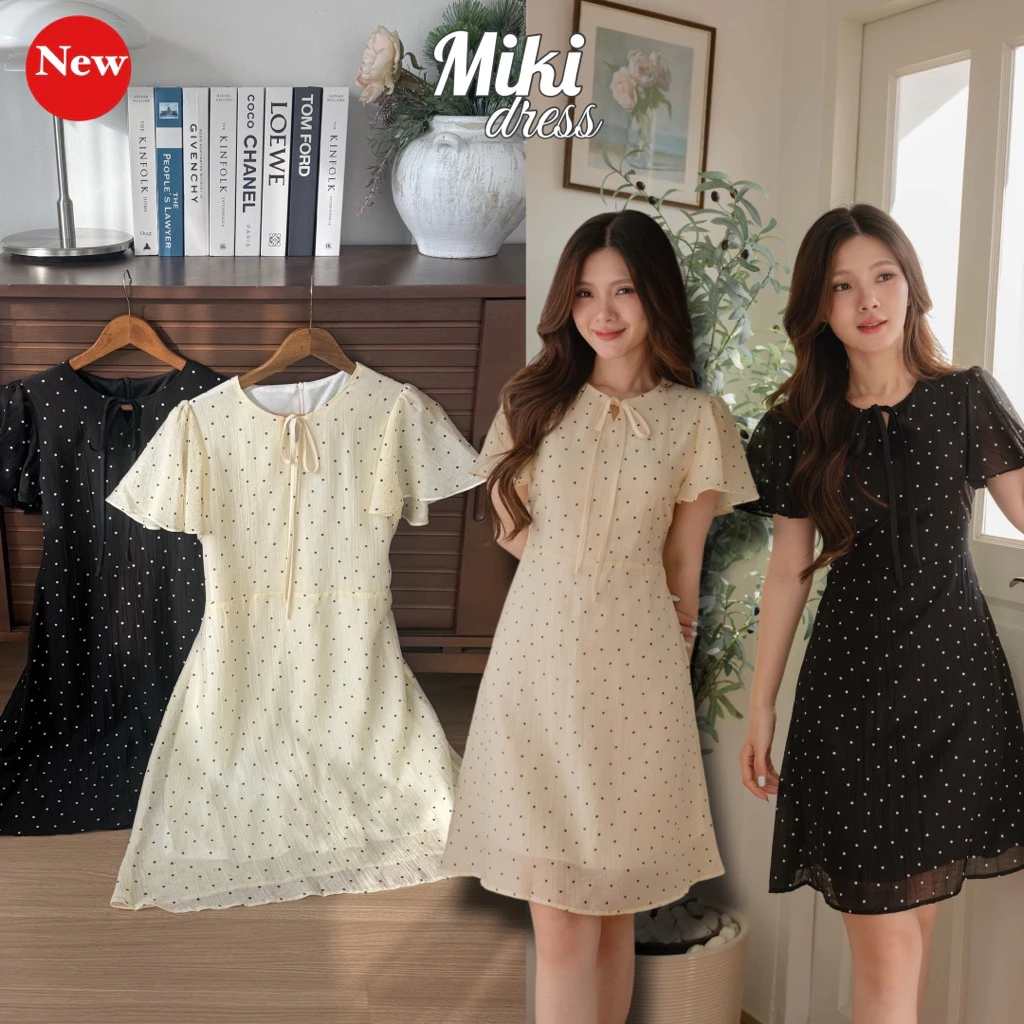 Miki มินิเดรสลายจุดน่ารัก