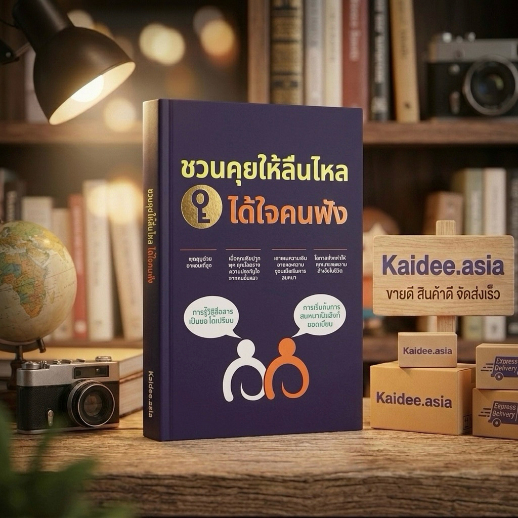 ✅ หนังสือขายดี ชวนคุยให้ลื่นไหล ได้ใจคนฟัง ค้นพบเคล็ดลับแห่งความสำเร็จ จากศิลปะแห่งการสื่อสาร