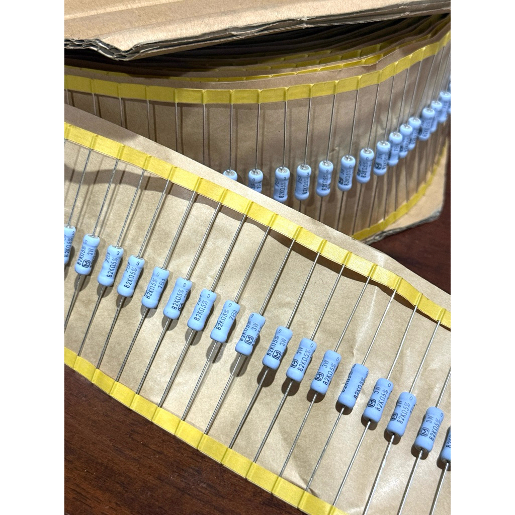 10ชิ้น Resistor ตัวต้านทาน 150Ω/82KΩ 1W/3W ยี่ห้อ Panasonic