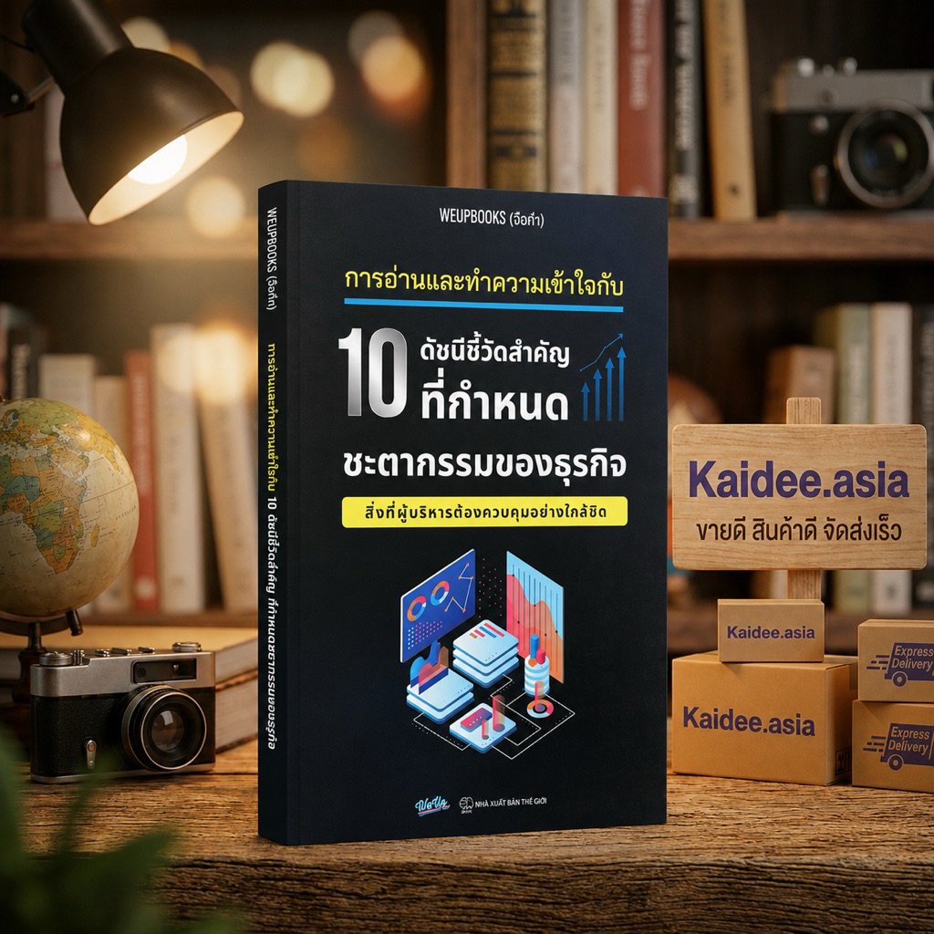 ✅ หนังสือขายดี 10 ดัชนีชี้วัดสำคัญ ที่กำหนดชะตากรรมของธุรกิจ คู่มือสำหรับเจ้าของกิจการยุคดิจิทัล