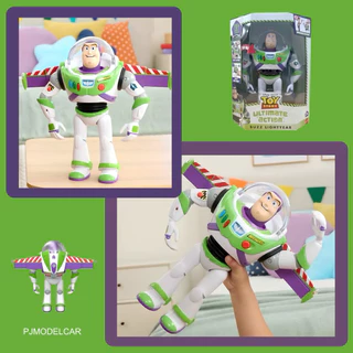 [ของแท้ นำเข้า] โมเดลฟิกเกอร์สะสม [Toy Story Ultimate Action (Woody / Buzz Lightyear) โดย Mattel