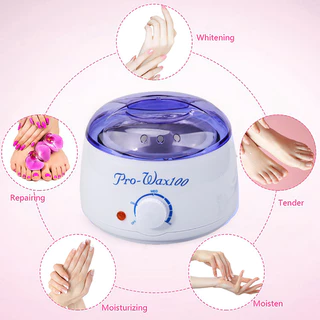 หม้ออุ่นแว็กซ์ Pro Wax100 หม้อแว็กซ์กำจัดขน หม้อแว๊กซ์ ที่แว๊กซ์กําจัดขน เครื่องถอนขน (เปลี่ยนแว๊กซ์ง่าย ไม่ต้องล้างหม้อ