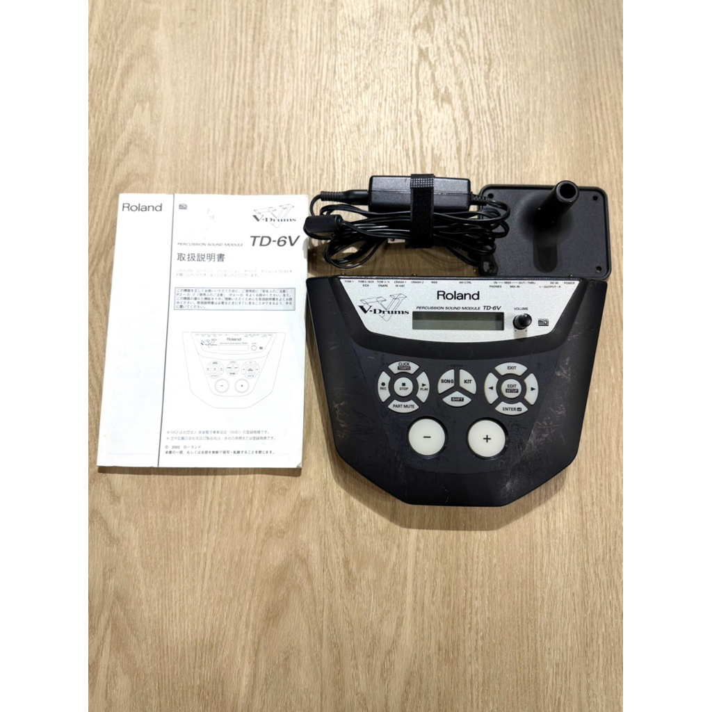 โมดูลกลองไฟฟ้า Roland TD-6V พร้อมอแดปเตอร์ มือ2 ของแท้💯 (รับประกัน 30 วัน)