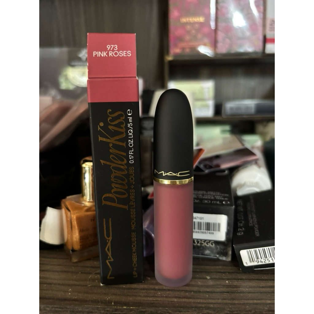 Macลิปรุ่นใหม่สี973pinkroses