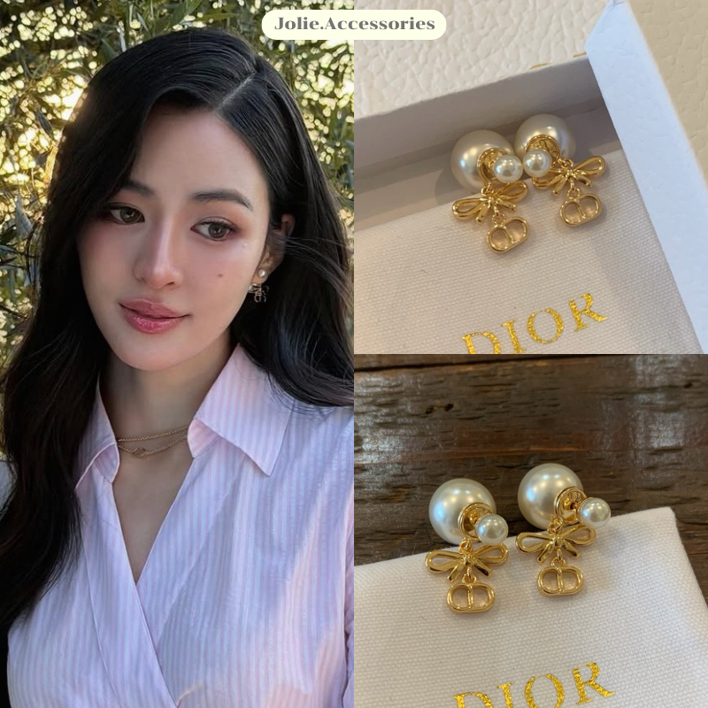 (D177) ต่างหู D Darling มาใหม่ชนshop งานสวย ลัคชูสุดๆ มีปั๊มตัวแบรนด์ ♡