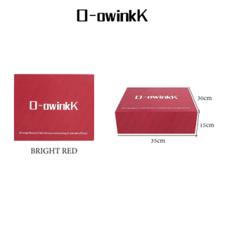 O-owinkK กล่องของขวัญ+ถุงของขวัญ ชุดเซตบรรจุของขวัญสีแดงหรูหรา เหมาะแพ็คของขวัญวันเกิด เทศกาลต่างๆ