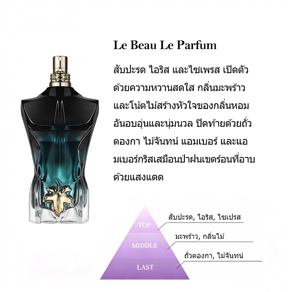 พร้อมส่ง น้ำหอมขายดีScandal & Le Male & Le Beau EDP รูปที่ 8