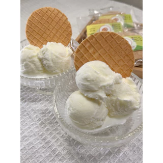 วาฟเฟิลกรอบ แป้งเปล่า โฮมเมด Crispy Waffle | ขนมทานเล่น กินกับกาแฟ ไอศกรีม Snack