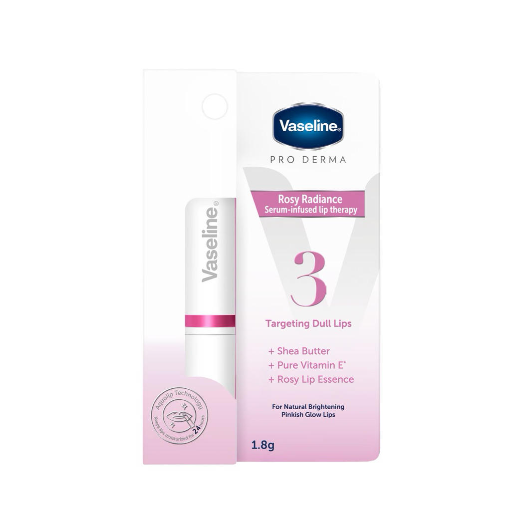 VASELINE Pro Derma Lip Rosy Radiance 1.8g