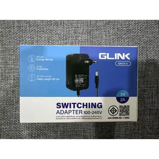 Glink (มอก.) (หัว 3.5 x 1.35MM) DC Adapter 5V2A / 12V2A อะแดปเตอร์ CCTV Adapter 5V2A / 12V2A