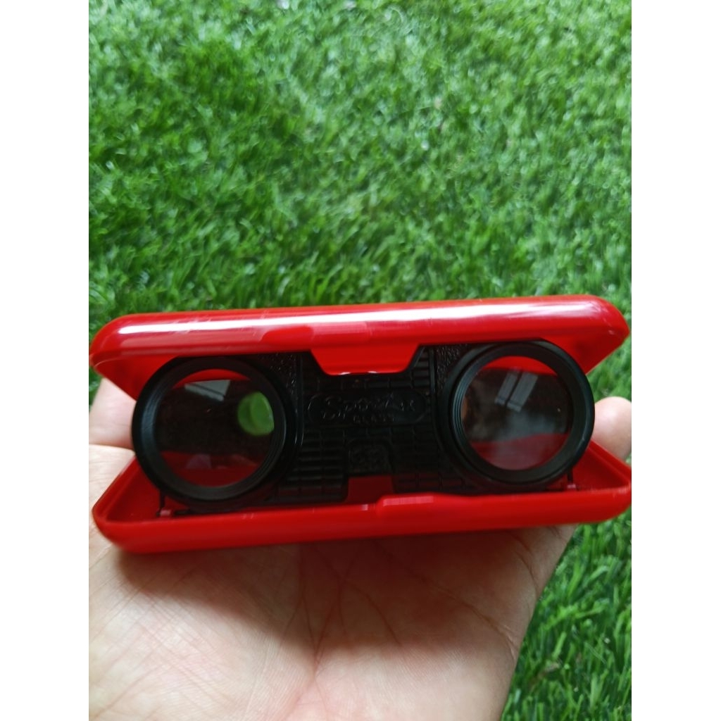 กล้องส่องทางไกลขนาดเล็กสำหรับชมการแสดง (Opera Glasses) สีแดง