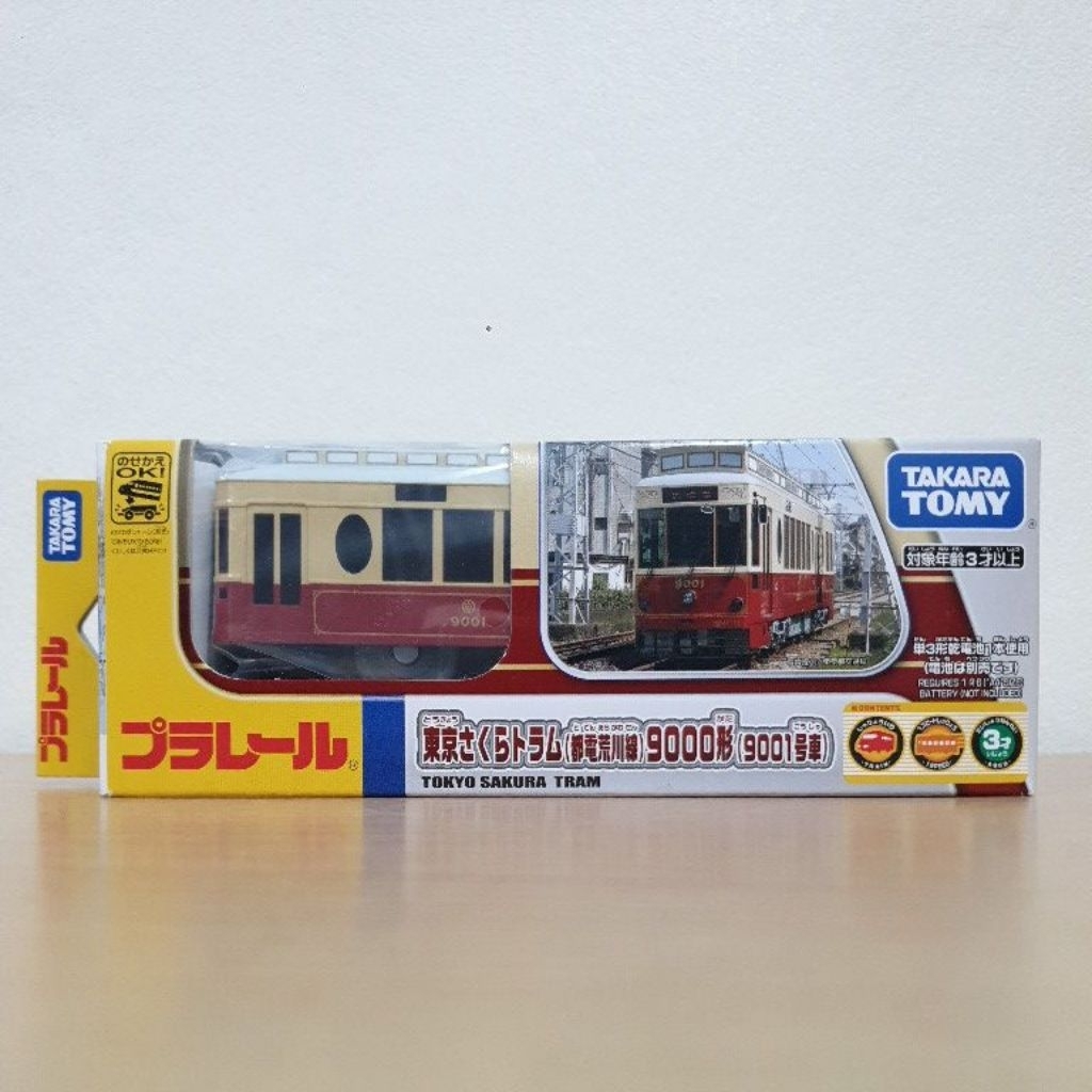 Plarail Tokyo Sakura Tram Type 9000 Car No. 9001 Toei Series รถราง รถไฟ โตเกียว Tokyo Takara Tomy