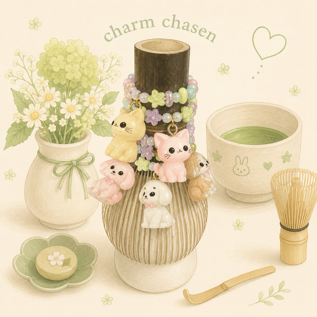 charm สร้อยตกแต่งchasen น่ารักๆ