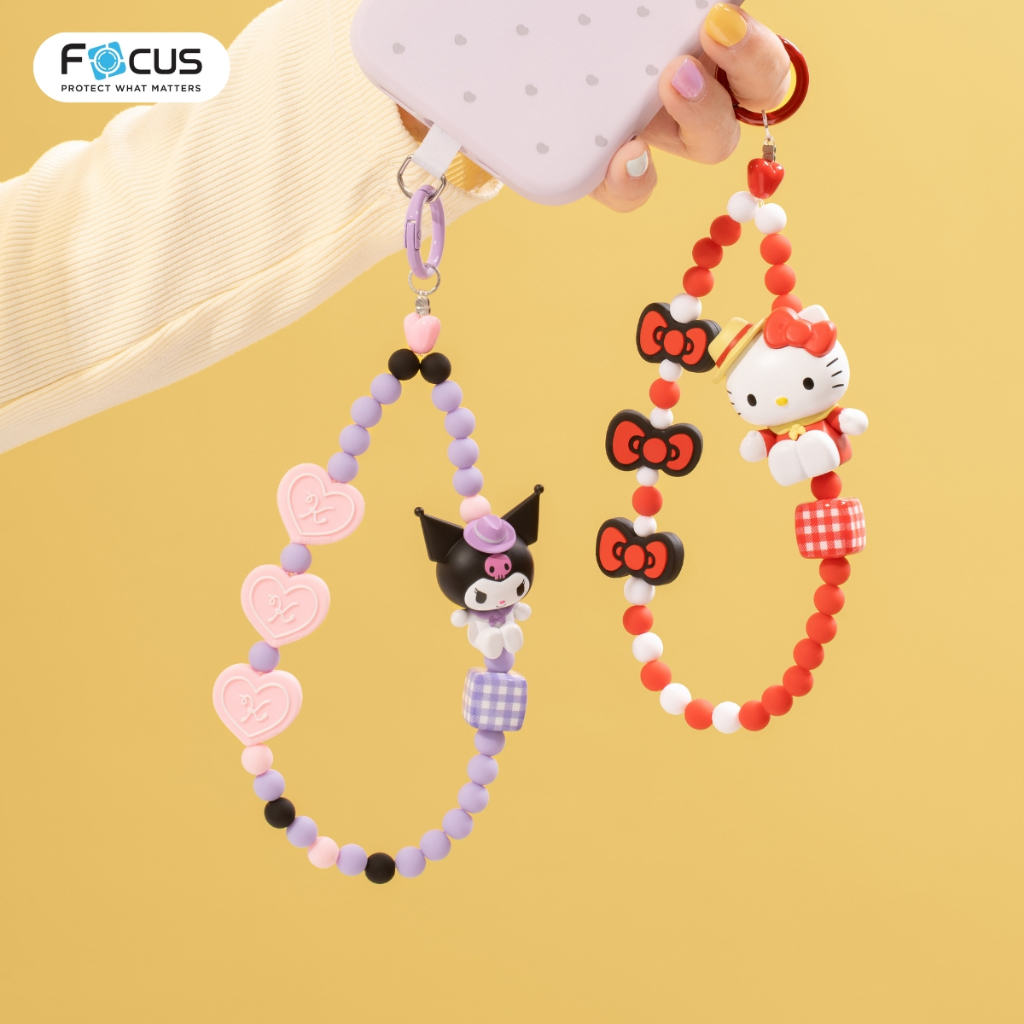 [Official] [Sanrio] คละลาย สายคล้องโทรศัพท์ Picocici Sanrio Characters Sunny Camping Phone Chains