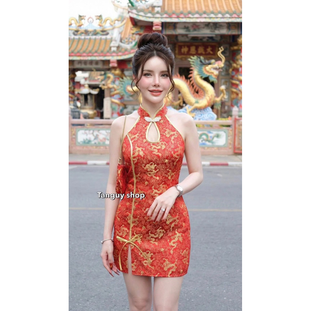 ชุดจีนชุดกี่เผ้าแนวพีอาร์🧧