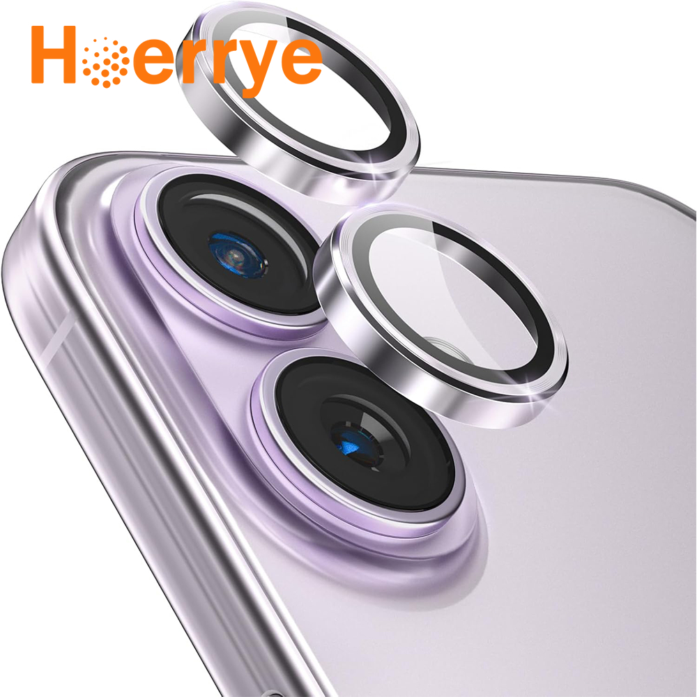Hoerrye for iPhone 17 ฟิล์มกล้อง - การถ่ายทำต้นฉบับ กันกระแทก โลหะ HD ฟิล์มกระจก กล้องหลัง สำหรับ ไอโฟน 17 เลนส์ กระจกนิ