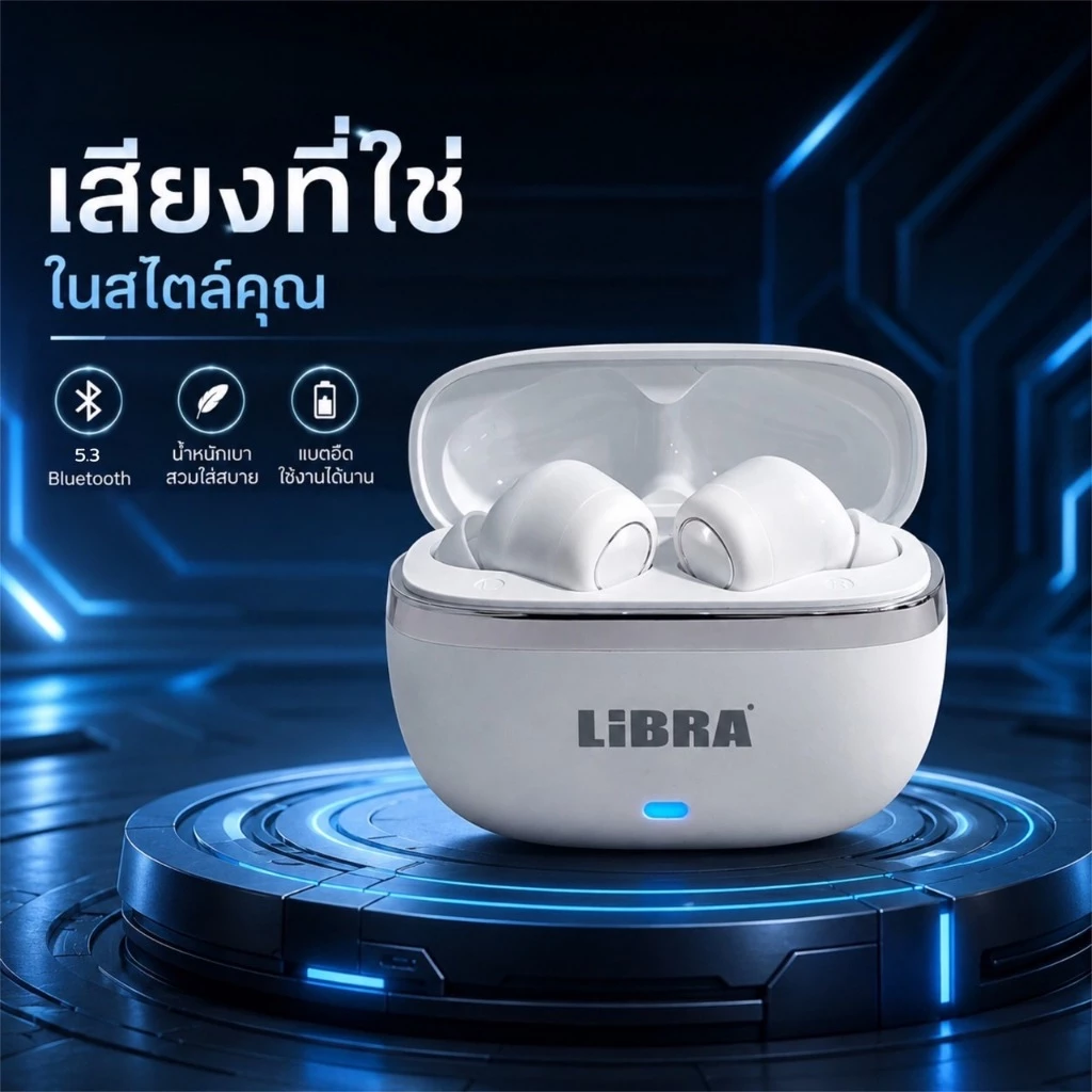 K28 หูฟังบลูทูธ : ระบบตัดเสียงรบกวน, คุณภาพเสียง Hi-Fi, เสียงสเตอริโอ 360°, บลูทูธ 5.4, กันฝุ่นและน้ำระดับ IPX5