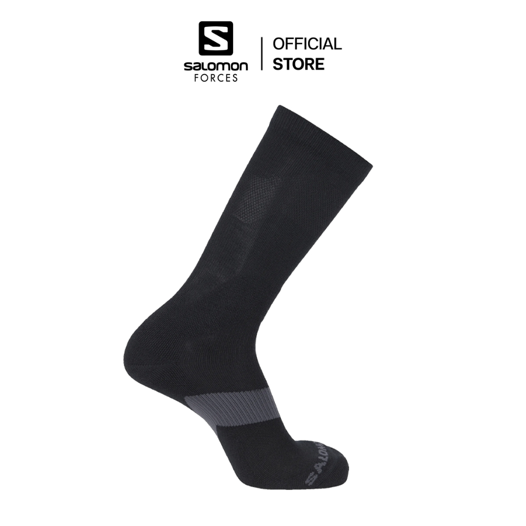 Salomon Forces - XA FORCES CREW [BLACK] ถุงเท้าข้อยาว ระบายอากาศ กระชับ ใส่สบาย