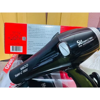 ไดร์เป่าผม Super V inter รุ่น SU 9800 ของแท้💯 ส่งไว ทันใช้ ถูกชัวร์ อยู่ทรงนาน 24 ชม.