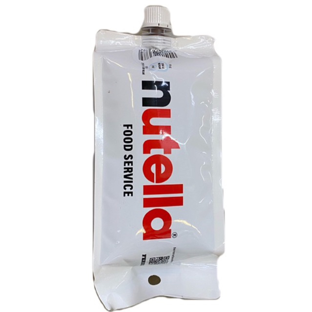 NUTELLA FOOD SERVICE Hazelnut Chocolate Spread รุ่นถุงเติมหัวจุก 1Kg 1 แพค/น้ำหนัก 1 Kg ราคาพิเศษ สิ