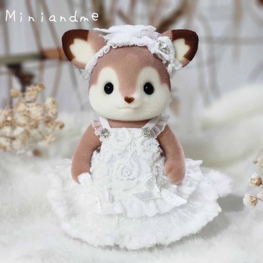 ชุดตุ๊กตาซิลวาเนียน Sylvanian size mother(8-8.5cm.) Handmade