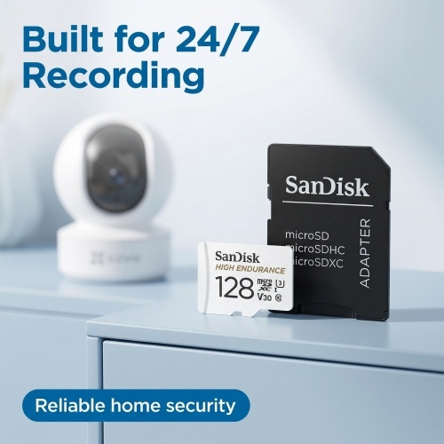 S­­­a­n­d­i­s­k­ High Endurance Micro SDcard (100MB)UHS-I Class10 U3 V30 Memory card เมมโมรี่การ์ด กล้องติดรถยนต์ วงจ