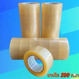 เทปใส ยาว 200หลา (1 ม้วน) กว้าง 2นิ้ว 40ไมครอน