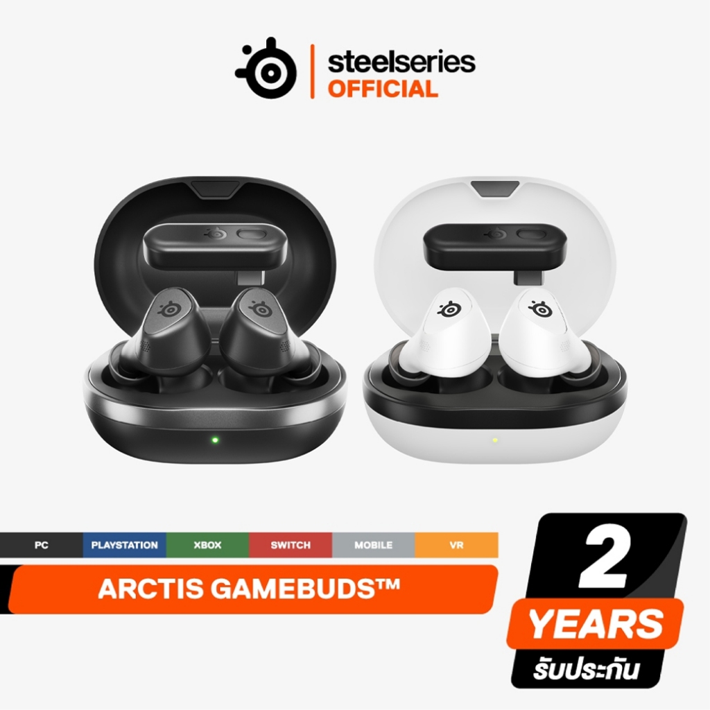 SteelSeries Arctis GameBuds Wireless Gaming Earbuds 2.4GHz + BT 5.3 ANC/Transparency IP55