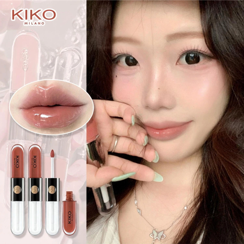 [แท้/พร้อมส่ง] KIKO Milano Double Touch ลิปจูบไม่หลุด ติดทนนาน 16 ชม. ไม่ติดแมสก์