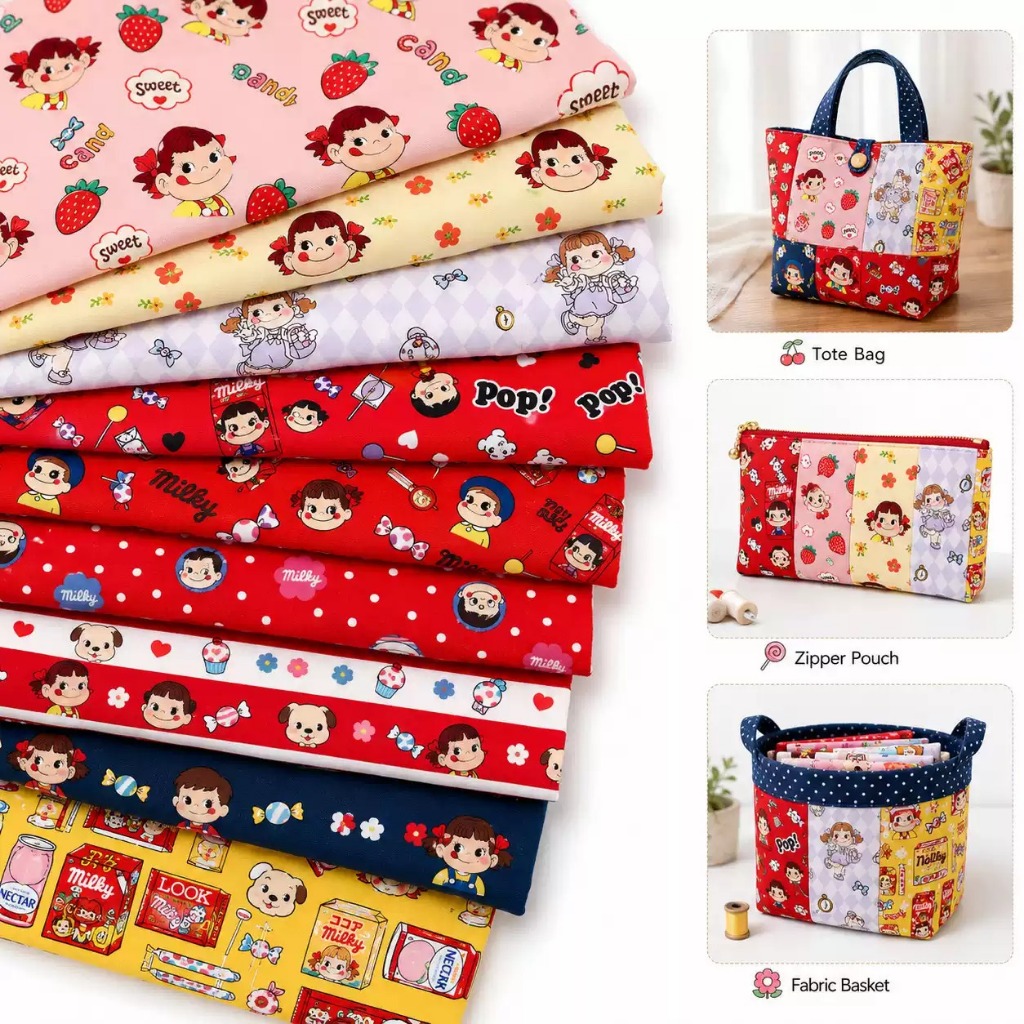 Preorder-ผ้าโพลีผสมคอตตอน พิมพ์ระบบDigital หน้ากว้าง145ซม. Polyester 65%, Cotton 35%