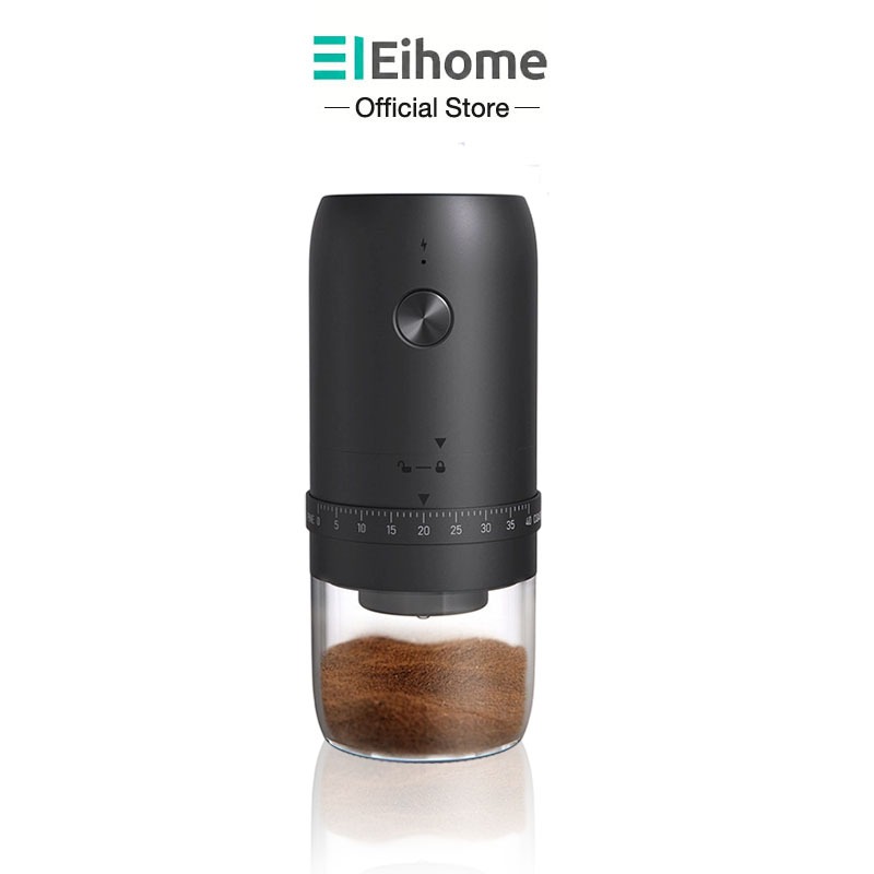 Eihome Coffee Grinder เครื่องบดกาแฟ เครื่องบดกาแฟไฟฟ้า ปรับความละเอียดได้ สำหรับกาแฟสดทุกแก้ว