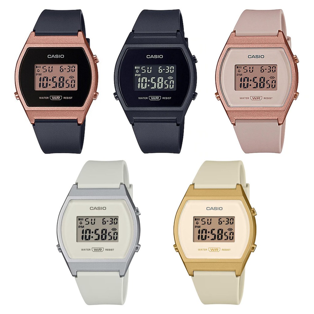 Casio Standard นาฬิกาข้อมือผู้หญิง รุ่น LW-204,LW-205,LW-205H / สาย รุ่น LW-204 (LW-204-1B, LW-204-4