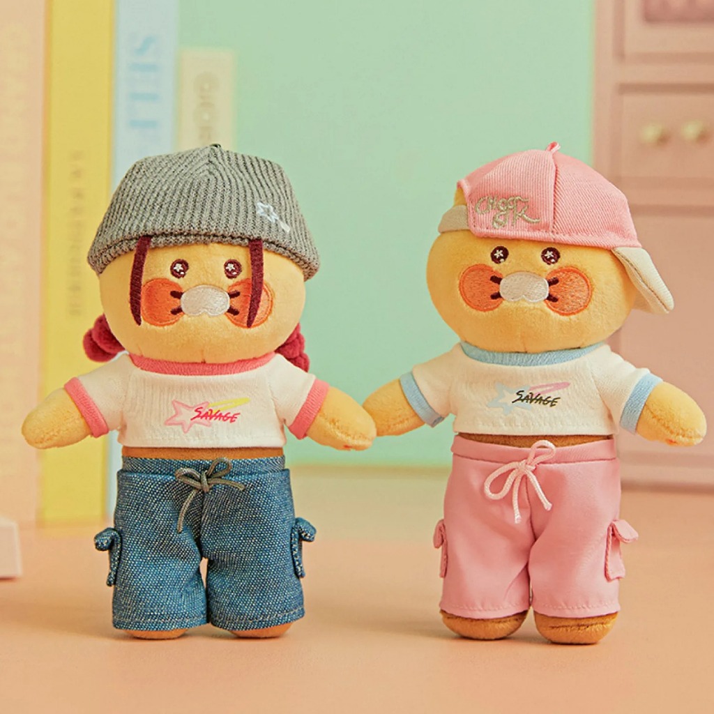 🎀พร้อมส่ง KAKAO FRIENDS Choonsik Savage Keyring Doll พวงกุญแจตุ๊กตา - ชุนชิก แฟชั่นจัดเต็ม