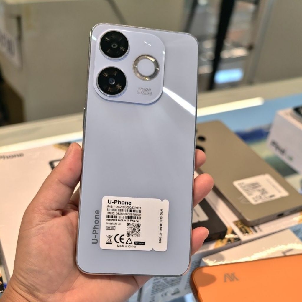 โทรศัพท์ UPhone U3 สีฟ้า