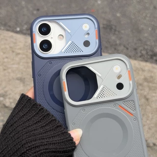 เคสระบายอากาศ(ชาร์จได้) IPHONE - 12pm 13 13pm 14 14pm 15 15pm 16 16pm 17 17pro 17pm