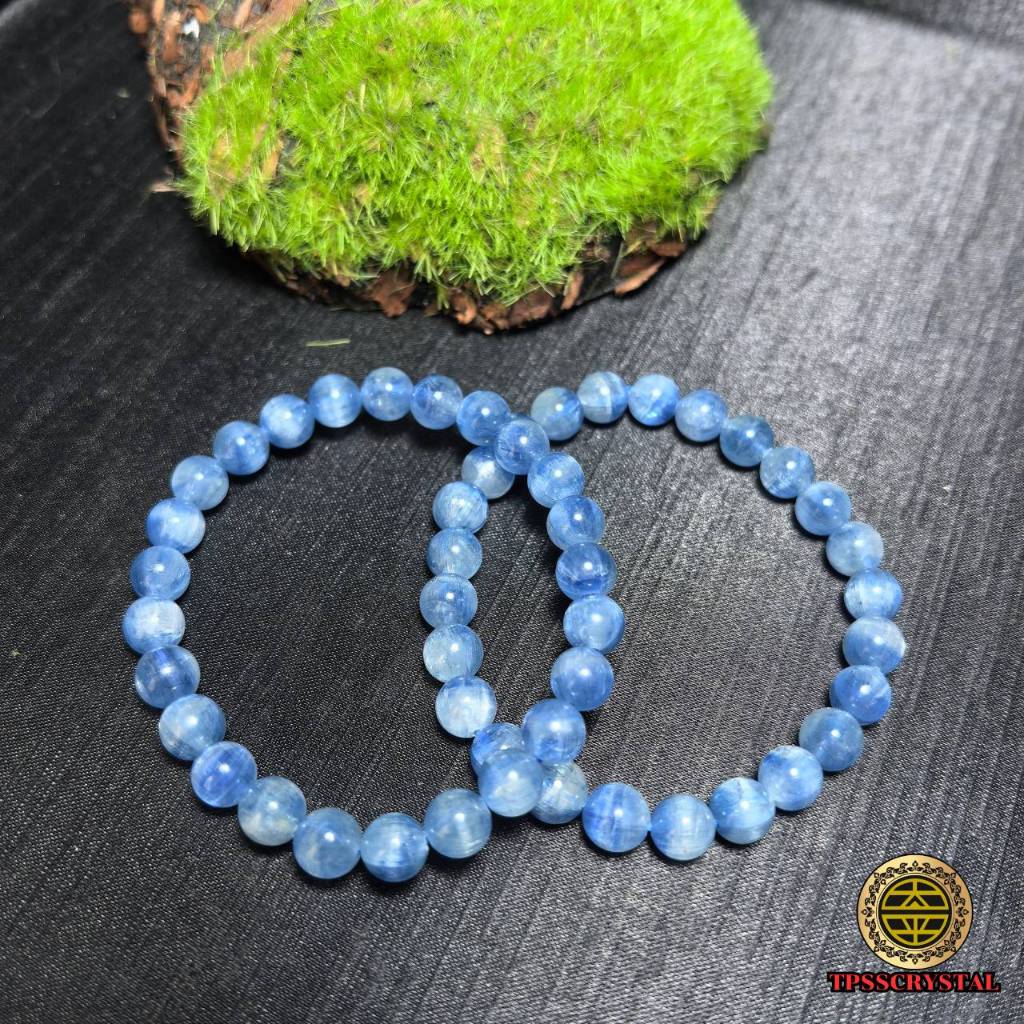 🔹ข้อมือบลูไคยาไนต์อินควอตซ์ (Blue Kyanite in Quartz)🔹