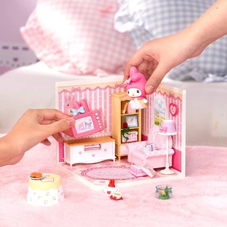 M&G Life x Rolife Sanrio Super World โมเดลของเล่นตัวต่อแบบประกอบเอง