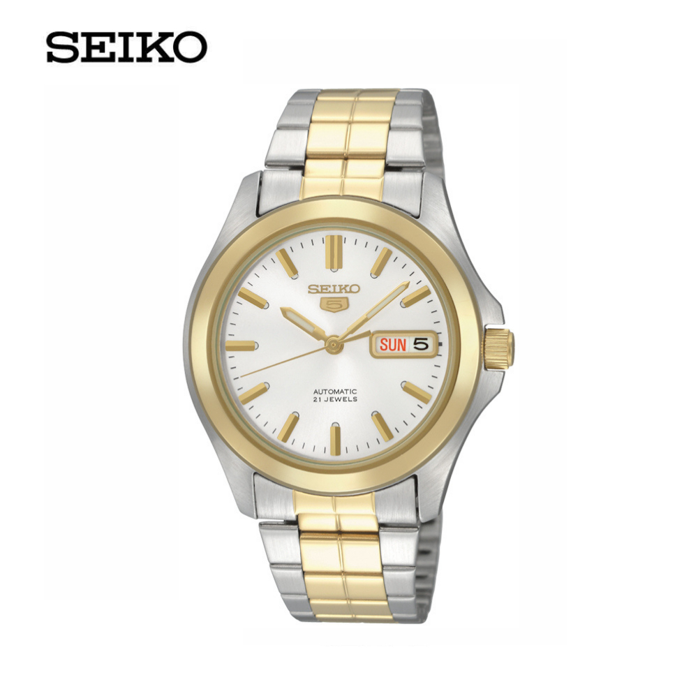 SEIKO AUTOMATIC ไซโก นาฬิกาข้อมือ รุ่น SNKK94 ขนาด 37 mm. สีเงิน