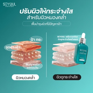 SEYOUL Advanced Serum 50ml เซรั่มลดเลือนฝ้า กระ จุดด่างดำ 10% Niacinamide + Arbutin เติมความชุ่มชื้น