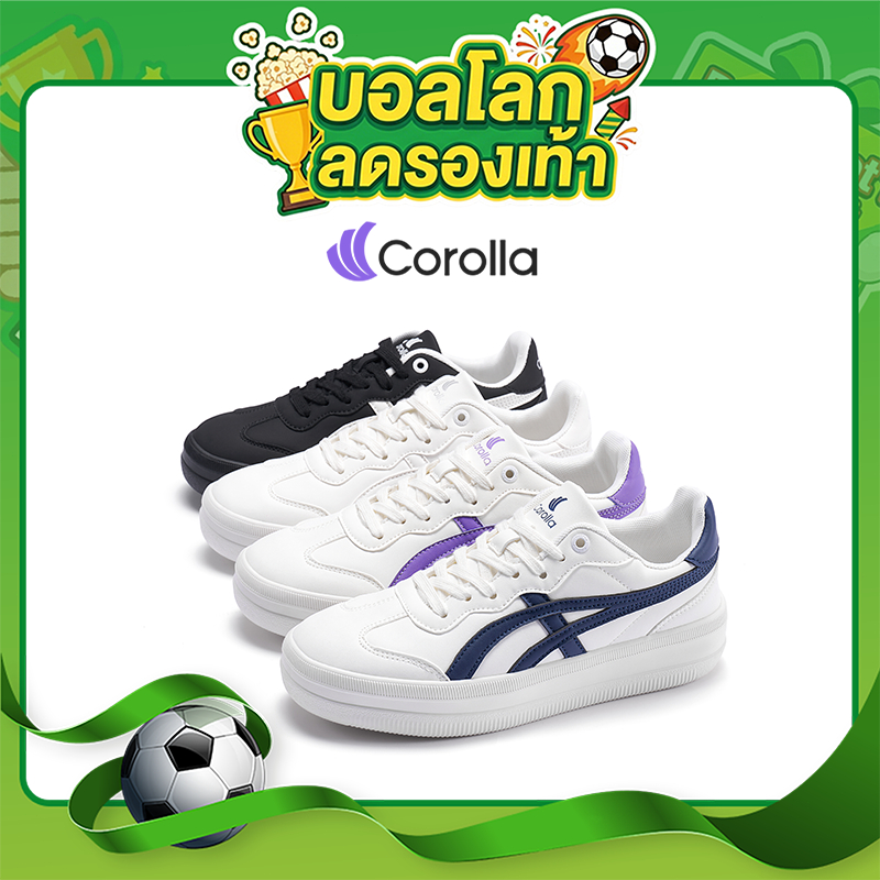 【1.1ใหม่】Corolla keel รองเท้าผ้าใบผู้หญิง สำหรับใส่ออกกำลังกาย ดีไซน์แมทช์ง่าย เข้าได้กับหลายสไตล์ เหมาะสำหรับทุกโอกาส พ