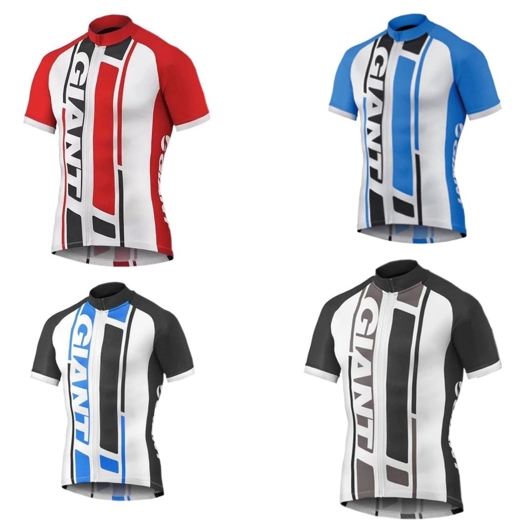 เสื้อปั่นจักรยานแขนสั้นผู้ชาย GIANT GTS SS JERSEY