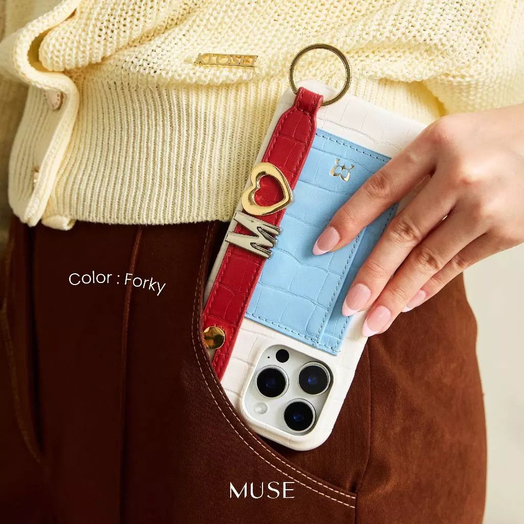 (14-16 series)MUSE 3Tone Hand Strap Phone Case
