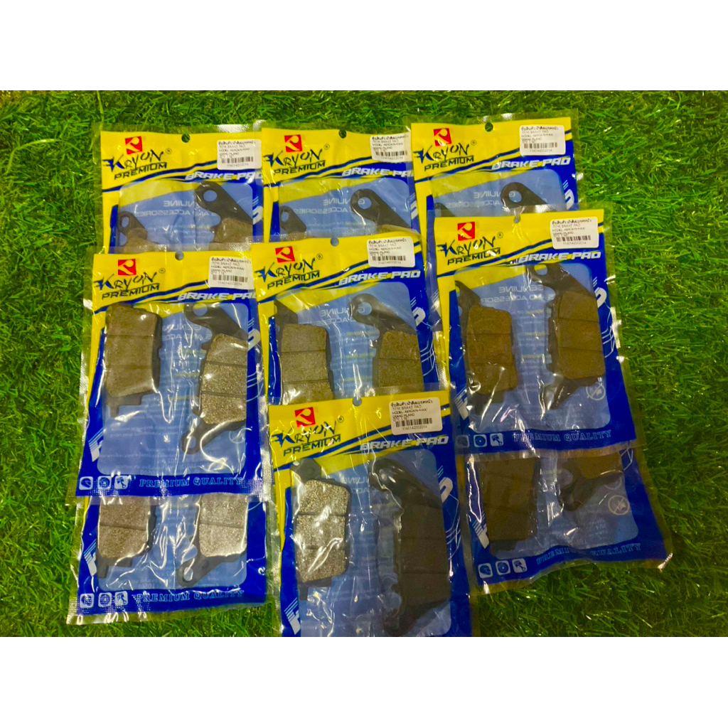 ผ้าเบรคหน้า ราคา 10คู่ GRAND FILANO / EXCITER / AEROX / N-MAX / QBIX / FINO 125 / GT 125 เกรดAAA