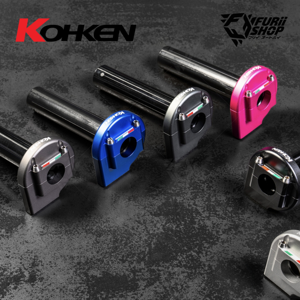 [ โลโก้ใหม่สีใหม่ Limited ] ประกับคันเร่งสายเดี่ยว Kohken Japan + ประกับ + ใส้เร่ง แท้100%