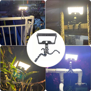 ไฟโซล่าเซลล์ติดรั้วบ้าน โคมไฟโซล่าเซลล์ โคมไฟสนาม LED แสงขาว/เหลือง ส่องต้นไม้และสวน พลังงานแสงอาทิตย์ พลังงานแสงอาทิ
