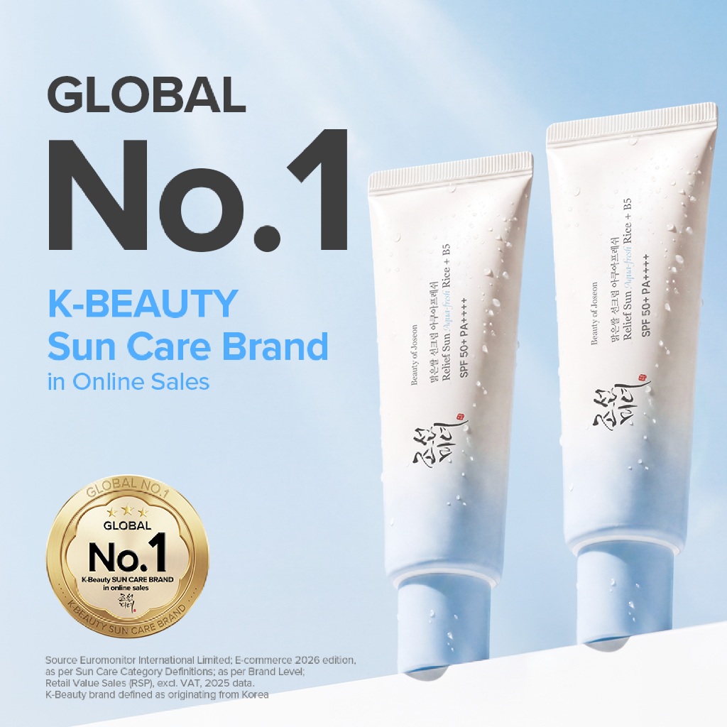 [1 แถม 1] Beauty Of Joseon  RELIEF SUN AQUA-FRESH RICE + B5 SPF50+ PA++++ Beauty of Joseon Relief Sun:Rice + Probio