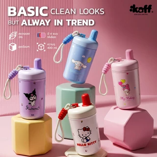 KAFF กระบอกน้ำเก็บความเย็น ลาย Sanrio รุ่น KAFF02 แก้วเก็บความเย็น ขนาด 350 มล. แก้ว สแตนเลส 316