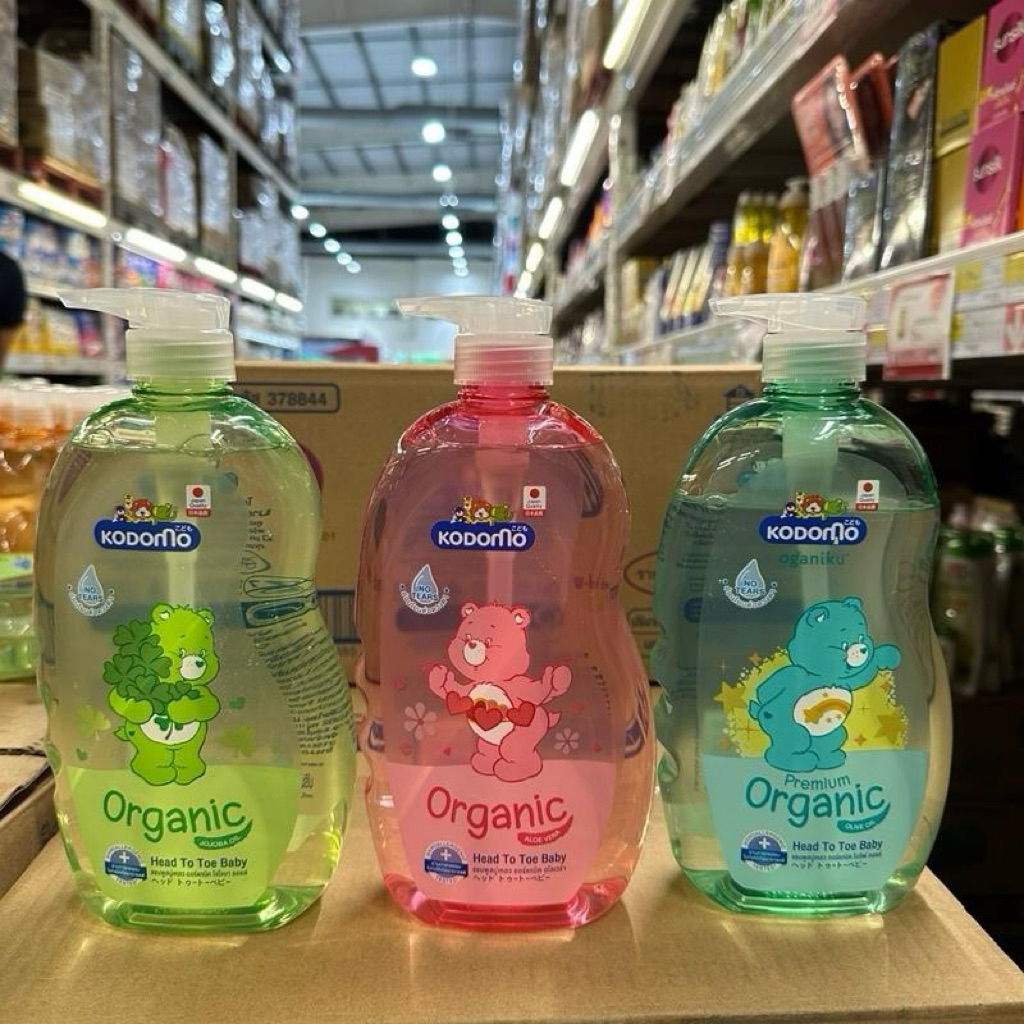 [ 1 ขวด] Kodomo แชมพูออร์แกนิค 800ml สำหรับเด็ก  Head To Toe Baby ด้วยสูตรออร์แกนิคที่ปลอดภัยและดูแลผิว สำหรับเด็กทุกวัย