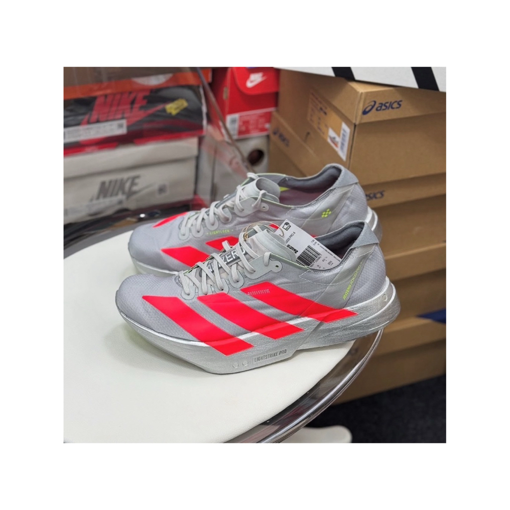 [พร้อมส่งในไทย🇹🇭]Adidas Adizero Adios Pro 4  “ Ekiden Pack🩶❤️ “[มือ 1 ของแท้💯%]