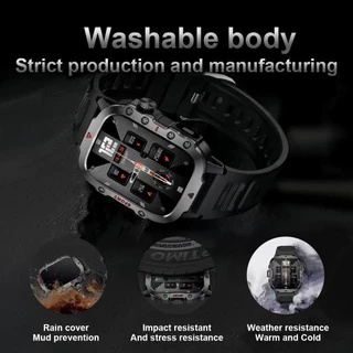 24H Ship 2026 Smart Watch Men Outdoor 2.01" Screen 3ATM Waterproof Watches Bluetooth Call Ai Voice Sport Smartwatch